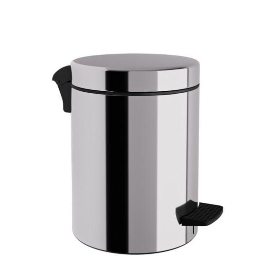 Καλάθι Απορριμμάτων 8 Lit 08-501-001 Inox Soft Close Pam Co (Ø23 x H32 cm) 1Τεμ