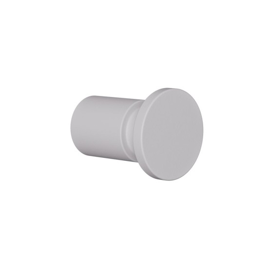 Κρεμάστρα Τοίχου 10-033 Matt White Pam Co (Ø2,2 x D5 cm) 1Τεμ