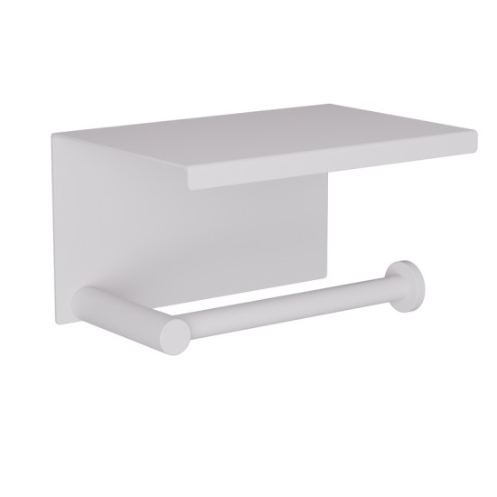Χαρτοθήκη Με Καπάκι 108-033 Matt White Pam Co (W16 x D11 x H9 cm) 1Τεμ