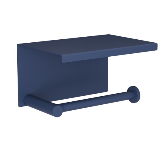 Χαρτοθήκη Με Καπάκι 108-203 Matt Navy Blue Pam Co (W16 x D11 x H9 cm) 1Τεμ