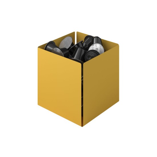 Θήκη Για Κάψουλες Καφέ 116-603 Matt Yellow Pam Co (W13 x D13 x H13 cm) 1Τεμ