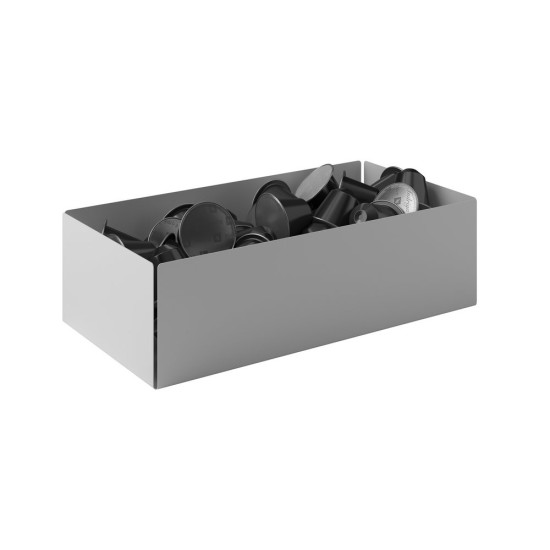 Θήκη Για Κάψουλες Καφέ 117-033 Matt White Pam Co (W25 x D13 x H7,5 cm) 1Τεμ