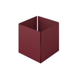 Θήκη Οργάνωσης Κύβος 118-153 Matt Bordeaux Pam Co (W13 x D13 x H13 cm) 1Τεμ