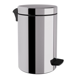 Κάδος Απορριμάτων-Χαρτοδοχείο 12-300-001 Inox 12Lit Soft Close Pam Co (Ø25 x H40 cm) 1Τεμ