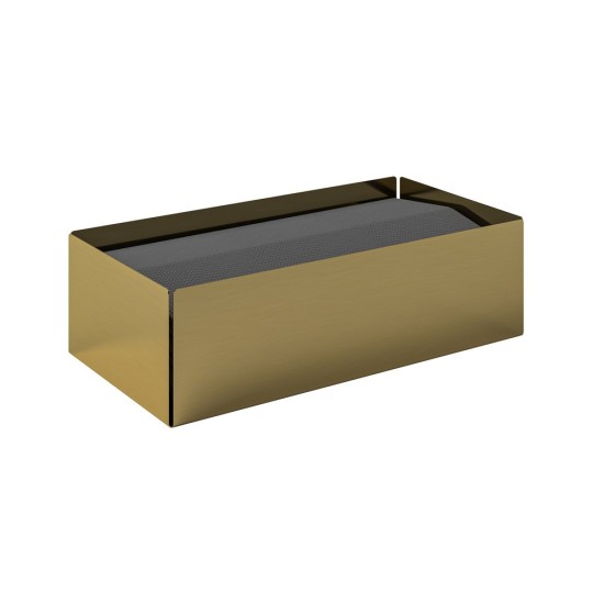 Θήκη Χειροπετσετών Ζικ-Ζακ 121-023 Brushed Brass Pam Co (W25 x D13 x H7,5 cm) 1Τεμ Θήκη Χειροπετσετών Ζικ-Ζακ 121-023 Brushed Brass Pam Co (W25 x D13 x H7,5 cm) 1Τεμ