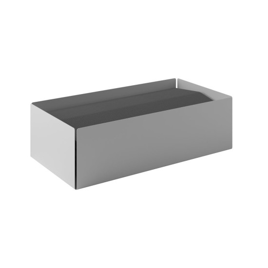 Θήκη Χειροπετσετών Ζικ-Ζακ 121-033 Matt White Pam Co (W25 x D13 x H7,5 cm) 1Τεμ