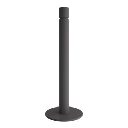Θήκη Για Ρολό Κουζίνας 1230-113 Matt Anthracite Inox Pam Co (ø12.5 x H33cm) 1Τεμ