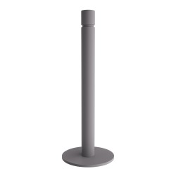 Θήκη Για Ρολό Κουζίνας 1230-163 Matt Concrete Grey Inox Pam Co (ø12.5 x H33cm) 1Τεμ