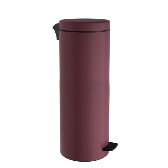 Κάδος Απορριμάτων Soft Close 16-2053-153 Matt Bordeaux 16 Lit No Inner Bucket Pam Co (Ø20 x H55 cm) 1Τεμ