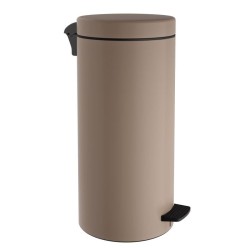 Κάδος Απορριμάτων Soft Close 18-310-103 Matt Beige 20 Lit Pam Co (Ø25 x H55 cm) 1Τεμ