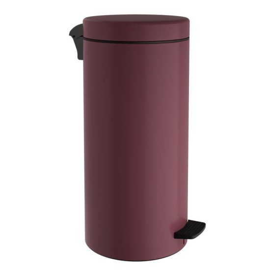 Κάδος Απορριμάτων Soft Close 18-310-153 Matt Bordeaux 20 Lit Pam Co (Ø25 x H55 cm) 1Τεμ