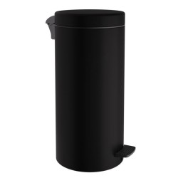 Κάδος Απορριμάτων Soft Close 18-310-403 Matt Black 20 Lit Pam Co (Ø25 x H55 cm) 1Τεμ