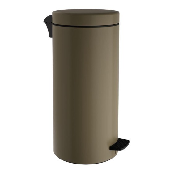 Κάδος Απορριμάτων Soft Close 18-310-963 Matt Light Bronze 20 Lit Pam Co (Ø25 x H55 cm) 1Τεμ
