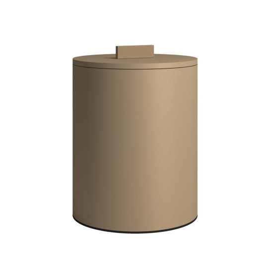 Κάδος Απορριμάτων Πάγκου 2326-103 Matt Beige 6 Lit Pam Co (Ø20 x H25 cm) 1Τεμ
