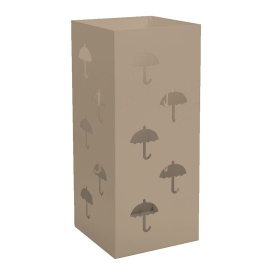Ομπρελοθήκη Τετράγωνη 25-103 Matt Beige Pam Co (W22 x D22 x H50 cm) 1Τεμ