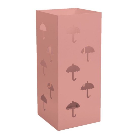Ομπρελοθήκη Τετράγωνη 25-303 Matt Pink Pam Co (W22 x D22 x H50 cm) 1Τεμ