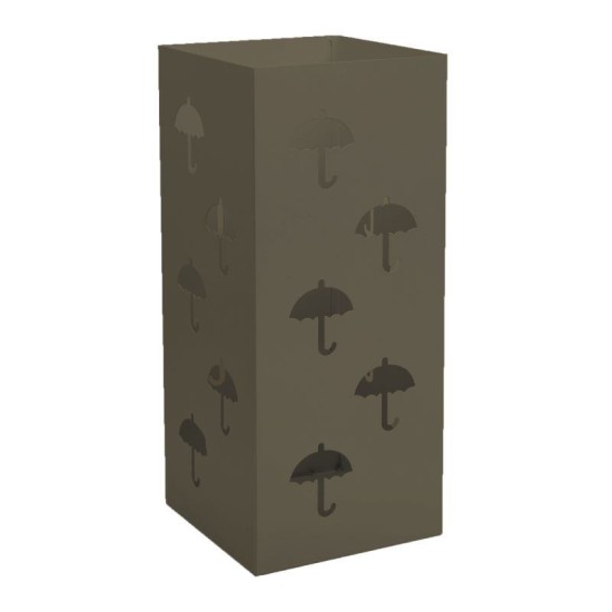 Ομπρελοθήκη Τετράγωνη 25-963 Matt Light Bronze Pam Co (W22 x D22 x H50 cm) 1Τεμ