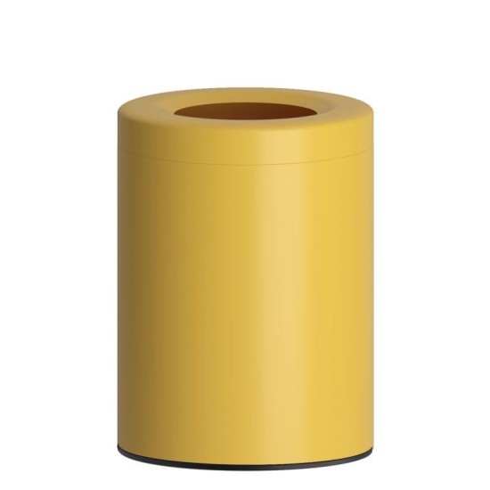 Κάδος Απορριμάτων-Χαρτοδοχείο 2536-603 Matt Yellow 12 Lit Pam Co (Ø25 x H30 cm) 1Τεμ