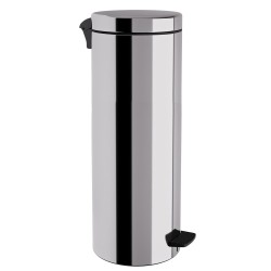 Χαρτοδοχείο - Κάδος Απορριμάτων 2565-001 Inox Soft Close 30 Lit Pam Co (Ø25 x H65 cm) 1Τεμ
