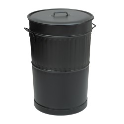 Κάδος Απορ/μάτων Retro 4868-403 Matt Black Pam Co (ø48 x H68cm) 1Τεμ Κάδος Απορ/μάτων Retro 4868-403 Matt Black Pam Co (ø48 x H68cm) 1Τεμ