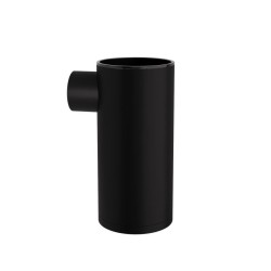Ποτηροθήκη Επιτοίχια 86-403 Matt Black Pam Co (Ø6 x H12 cm) 1Τεμ