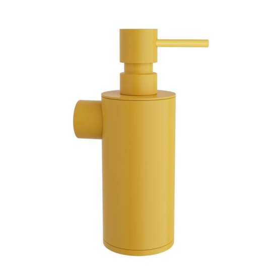 Dispenser Επιτοίχιο 87-603 Matt Yellow Pam Co (Ø6 x H19 cm) 1Τεμ Dispenser Επιτοίχιο 87-603 Matt Yellow Pam Co (Ø6 x H19 cm) 1Τεμ