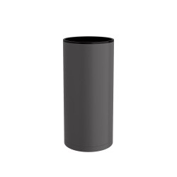 Ποτήρι Οδοντόβουρτσας 89-113 Matt Anthracite Pam Co (Ø6 x H12 cm) 1Τεμ