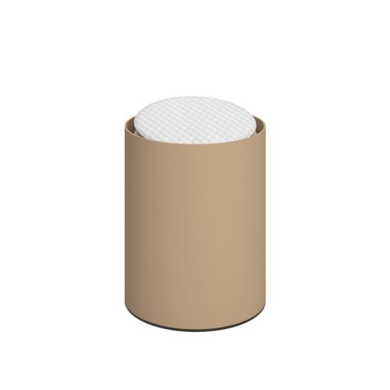 Θήκη Για Βαμβάκι 93-103 Matt Beige Pam Co (Ø8 x H10 cm) 1Τεμ