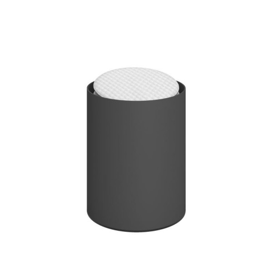 Θήκη Για Βαμβάκι 93-113 Matt Anthracite Pam Co (Ø8 x H10 cm) 1Τεμ Θήκη Για Βαμβάκι 93-113 Matt Anthracite Pam Co (Ø8 x H10 cm) 1Τεμ