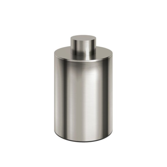 Θήκη Για Βαμβάκι 94-011 Matt Inox Pam Co (Ø8 x H15 cm) 1Τεμ Θήκη Για Βαμβάκι 94-011 Matt Inox Pam Co (Ø8 x H15 cm) 1Τεμ