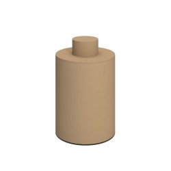 Θήκη Για Βαμβάκι 94-103 Matt Beige Pam Co (Ø8 x H15 cm) 1Τεμ