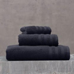 Πετσέτα Χεριών Bath Lagoon Black Cotton Rythmos (40x60) 1Τεμ