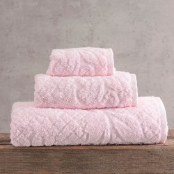Πετσέτα Χεριών Bath Imani Pink Cotton Rythmos (30x50) 1Τεμ