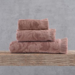 Πετσέτα Σώματος Bath Collection Sienna Terracotta Cotton Rythmos (70x140) 1Τεμ