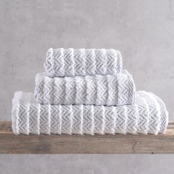 Πετσέτα Χεριών Bath Thiva White Cotton Rythmos (30x50) 1Τεμ Πετσέτα Χεριών Bath Thiva White Cotton Rythmos (30x50) 1Τεμ
