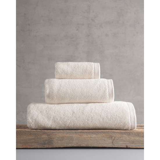 Πετσέτες Σετ Essence Ecru Cotton (Σε Κουτί) Rythmos 3Τεμ