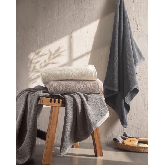 Πετσέτα Προσώπου Essence D.Grey Cotton Rythmos (50x90) 1Τεμ