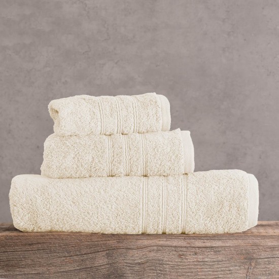 Πετσέτα Σώματος Bath Aria Ecru Cottton Rythmos (75x150) 1Τεμ Πετσέτα Σώματος Bath Aria Ecru Cottton Rythmos (75x150) 1Τεμ