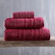 Πετσέτα Σώματος Bath Laura Bordeaux Cotton Rythmos (70x140) 1Τεμ