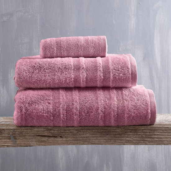 Πετσέτες Σετ Bath Laura Ροδί Cotton Rythmos 3Τεμ Πετσέτες Σετ Bath Laura Ροδί Cotton Rythmos 3Τεμ