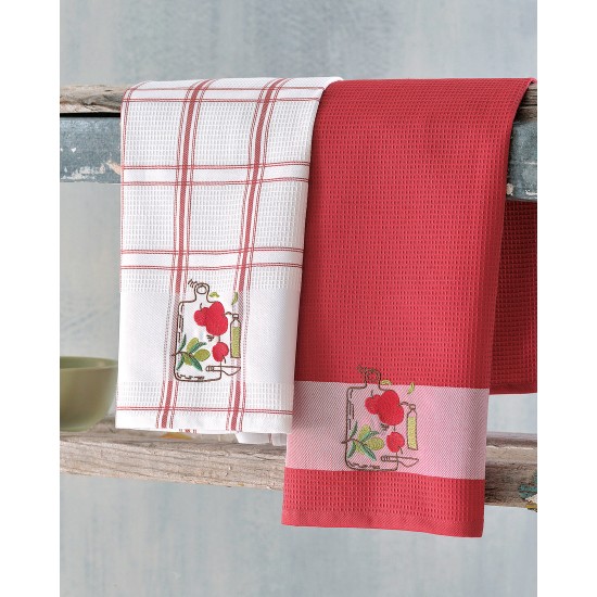 Πετσέτες Κουζίνας Σετ Kitchen Chop Cotton Rythmos (45x70) 2Τεμ