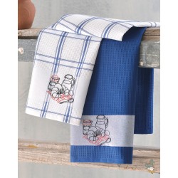Πετσέτες Κουζίνας Σετ Kitchen Morn Cotton Rythmos (45x70) 2Τεμ