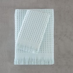 Πετσέτες Σετ Bath Coralie Aqua Cotton Rythmos 2Τεμ