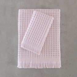 Πετσέτες Σετ Bath Coralie Powder Cotton Rythmos 2Τεμ