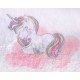 Κάπα Βρεφική & Γαντάκι Σετ Bath Unicorn Pink Cotton Rythmos (75x75) 2Τεμ
