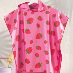 Poncho Παιδικό Θαλάσσης Beach Towels Strawberry Fields Micro Rythmos (60x60) 1Τεμ