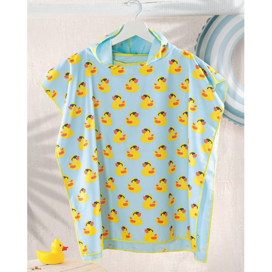 Poncho Παιδικό Θαλάσσης Beach Towels Duck Pink Micro Rythmos (60x60) 1Τεμ