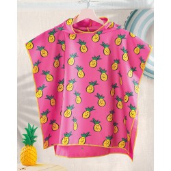 Poncho Παιδικό Θαλάσσης Beach Towels Tika Fuchsia Micro Rythmos (60x60) 1Τεμ