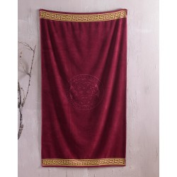 Πετσέτα Θαλάσσης Beach Towels Poseidon Bordeaux Velour Cotton Rythmos (86x160) 1Τεμ Πετσέτα Θαλάσσης Beach Towels Poseidon Bordeaux Velour Cotton Rythmos (86x160) 1Τεμ