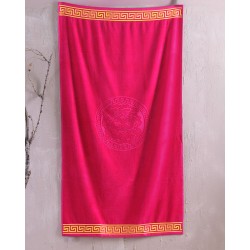 Πετσέτα Θαλάσσης Beach Towels Poseidon Fuchsia Velour Cotton Rythmos (86x160) 1Τεμ Πετσέτα Θαλάσσης Beach Towels Poseidon Fuchsia Velour Cotton Rythmos (86x160) 1Τεμ